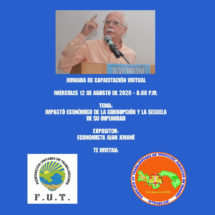 Capacitación Virtual – Tema: Impactó Económico de la Corrupción y la Secuela de su Impunidad.
